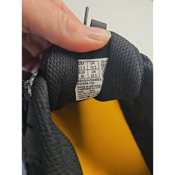 NEW MEN Saucony Excursion TR17 GTX Black FOG (S20958-100) Size 11.5 M - Picture 9 of 9